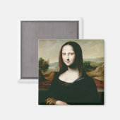 Aimant Mona Lisa, copie du tableau de Leonardo da Vin (Recto/Verso)