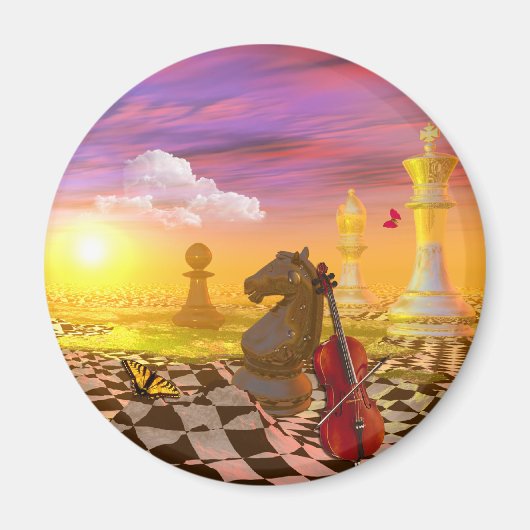 Aimant Mona Lisa da vinci surréalisme (Devant)