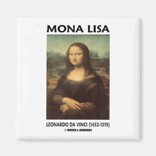 Aimant Mona Lisa (Leonardo da Vinci) (Devant)