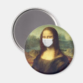 Aimant Mona Lisa Via Corona Virus (Recto/Verso)