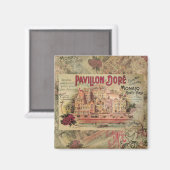 Aimant Monaco Fancy Côte d'Azur Vintage France (Recto/Verso)