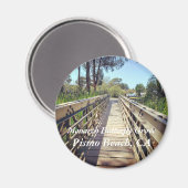 Aimant Monarch Butterfly Grove, Pismo Beach, CA. (Recto/Verso)