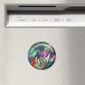 Aimant Monarch Butterfly Nature Personalized (In Situ (Lave-vaisselle))