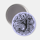 Aimant Monarchie "F" (Recto/Verso)