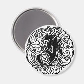 Aimant Monarchie "J" (Recto/Verso)