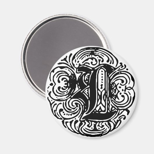 Aimant Monarchie "L" (Recto/Verso)