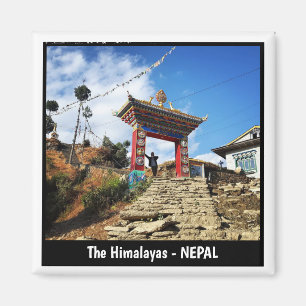 Aimant Monastère de Karikola, vue sur l'Everest - Népal