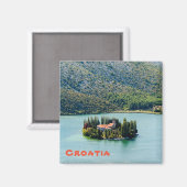 Aimant Monastère de Visovac à Krka NP - Croatie (Recto/Verso)