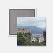 Aimant Monastère, La Grande Météo, Grèce (Recto/Verso)