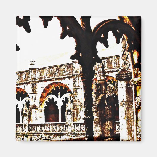 Aimant Monastère portugais - Mosteiro dos Jeronimos (Devant)