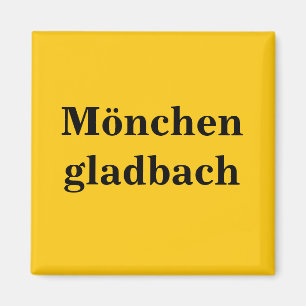Aimant Mönchengladbach Schild Gold Gleb