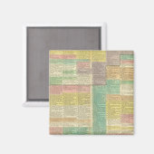 Aimant Monde de l'Histoire jusqu'en 1789 (Recto/Verso)