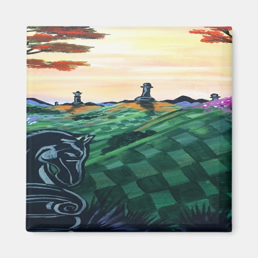 Aimant Monde des échecs (Devant)