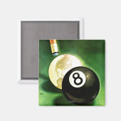 Aimant Monde en boule de cue (Recto/Verso)