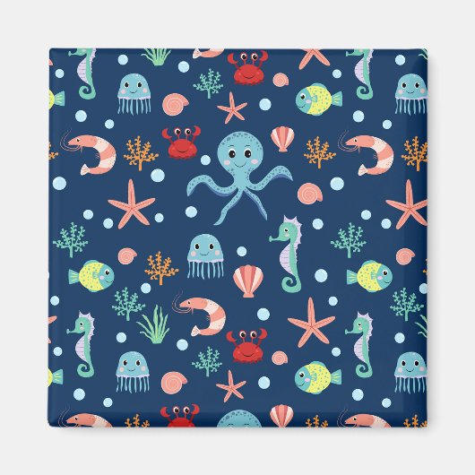 Aimant Monde marin (Devant)