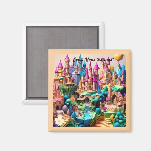 Aimant "Mondes fantastiques découverts" (Recto/Verso)