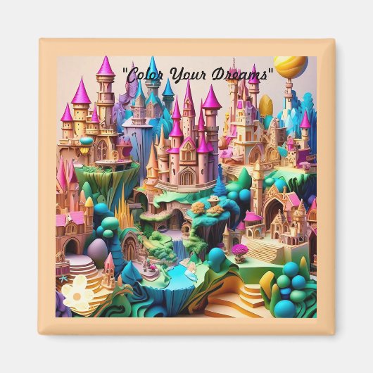 Aimant "Mondes fantastiques découverts" (Devant)