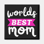 Aimant Mondes meilleure maman (Devant)