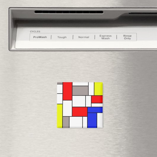 Aimant Mondrian (In Situ (Lave-vaisselle))