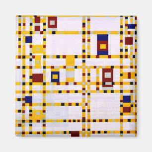 Aimant Mondrian - Broadway Boogie Woogie