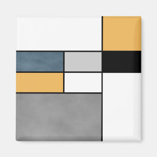 Aimant Mondrian inspiré