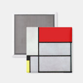 Aimant Mondrian - Tableau I (Recto/Verso)