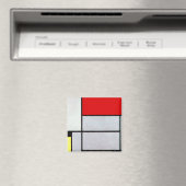 Aimant Mondrian - Tableau I (In Situ (Lave-vaisselle))
