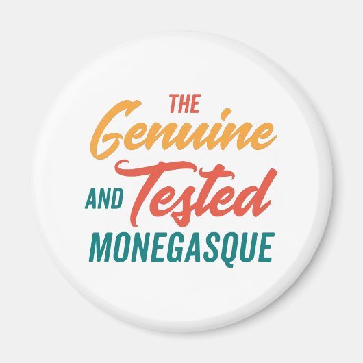 Aimant Monégasque authentique et testé (Devant)