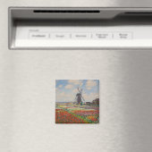 Aimant Monet - Champs de Tulipes en Hollande (In Situ (Lave-vaisselle))