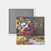 Aimant Monet - Fleurs et fruits (Recto/Verso)