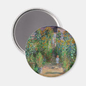 Aimant Monet Garden Vetheuil Impressionim Peinture (Recto/Verso)