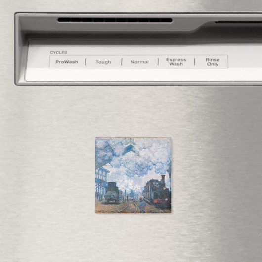 Aimant Monet - Gare Saint-Lazare, Arrivée du train (In Situ (Lave-vaisselle))