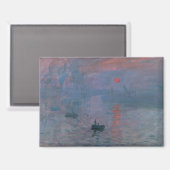 Aimant Monet, Impression au lever du soleil (Recto/Verso)