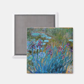 Aimant Monet - Irises et nymphes (Recto/Verso)