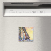 Aimant Monet - L'aiguille rocheuse vue par la Porte d'Ava (In Situ (Lave-vaisselle))