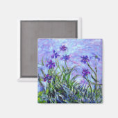 Aimant Monet Lilac Irises (Recto/Verso)