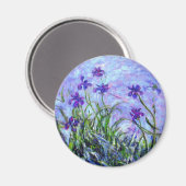 Aimant Monet Lilac Irises (Recto/Verso)