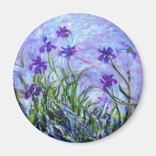 Aimant Monet Lilac Irises (Devant)