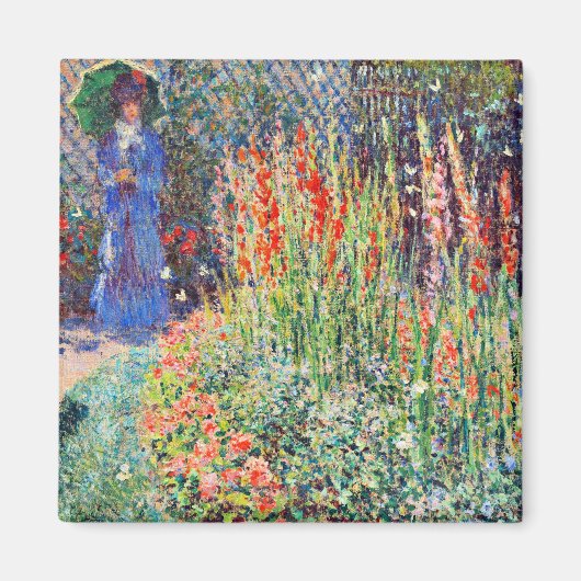 Aimant Monet - Lit Fleur Arrondi (Devant)