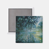 Aimant Monet - Matin sur la Seine dans la pluie (Recto/Verso)