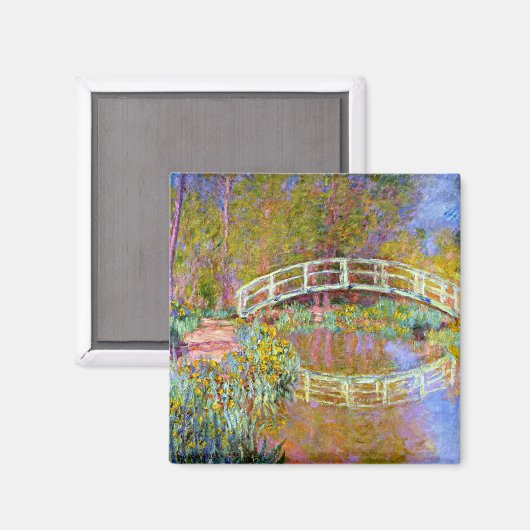Aimant Monet - Pont dans le jardin de Monet (Recto/Verso)