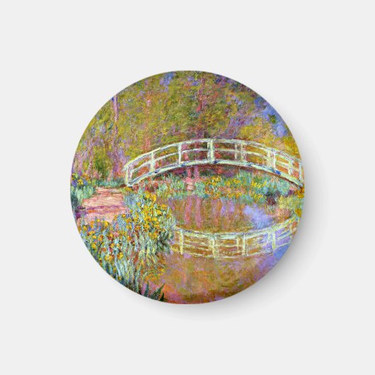 Aimant Monet - Pont dans le jardin de Monet (Devant)