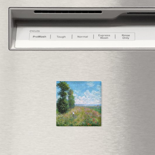 Aimant Monet - Pré avec peupliers (In Situ (Lave-vaisselle))