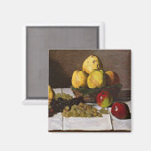Aimant Monet - Vie morte avec poires et raisins (Recto/Verso)