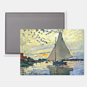 Aimant Monet - Voilier au Petit GENNEVILLIERS