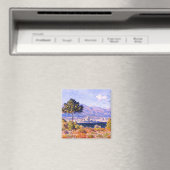 Aimant Monet - Vue d'Antibes du plateau Notre Dame (In Situ (Lave-vaisselle))