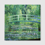 Aimant Monet Water Lilies et pont japonais<br><div class="desc">Water Lilies and Japanese Bridge par le peintre français d'impressionnisme,  Claude Monet. Cette passerelle japonaise a été construite au-dessus de son étang de nénuphars en 1895. En 1899,  il avait réalisé la première série de peintures qui se concentraient sur le pont japonais.</div>