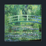 Aimant Monet Water Lilies et pont japonais<br><div class="desc">Water Lilies and Japanese Bridge par le peintre français d'impressionnisme,  Claude Monet. Cette passerelle japonaise a été construite au-dessus de son étang de nénuphars en 1895. En 1899,  il avait réalisé la première série de peintures qui se concentraient sur le pont japonais.</div>