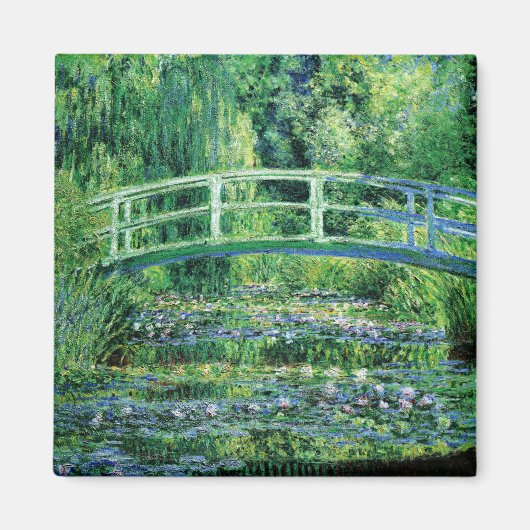 Aimant Monet Water Lilies et pont japonais (Devant)
