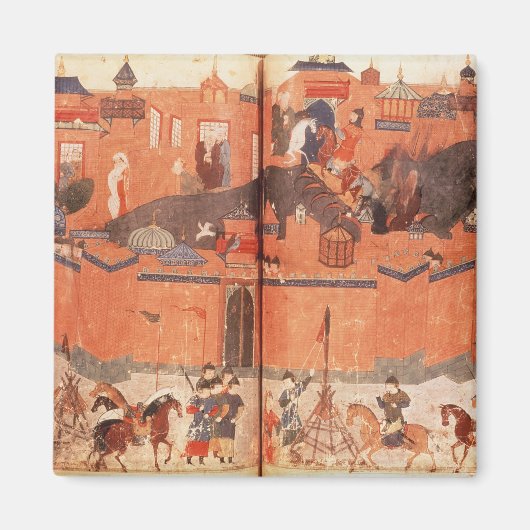 Aimant Mongols sous la direction de Hulagu Khan (Devant)